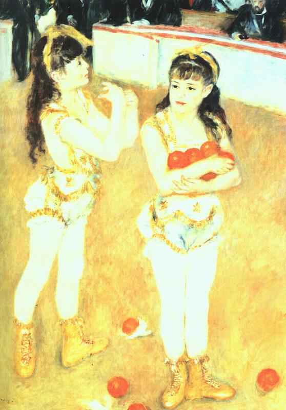 Pierre Renoir Jugglers at the Cirque Fernando oil painting image